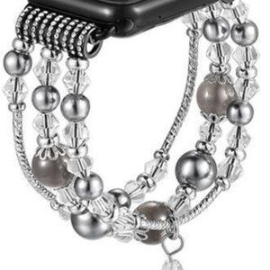 US Bling Agate Beads Strap for Apple Watch Band iWatch Series 8 7 SE